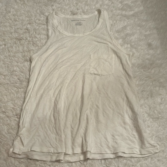 American Eagle white flowy tank - Picture 1 of 3